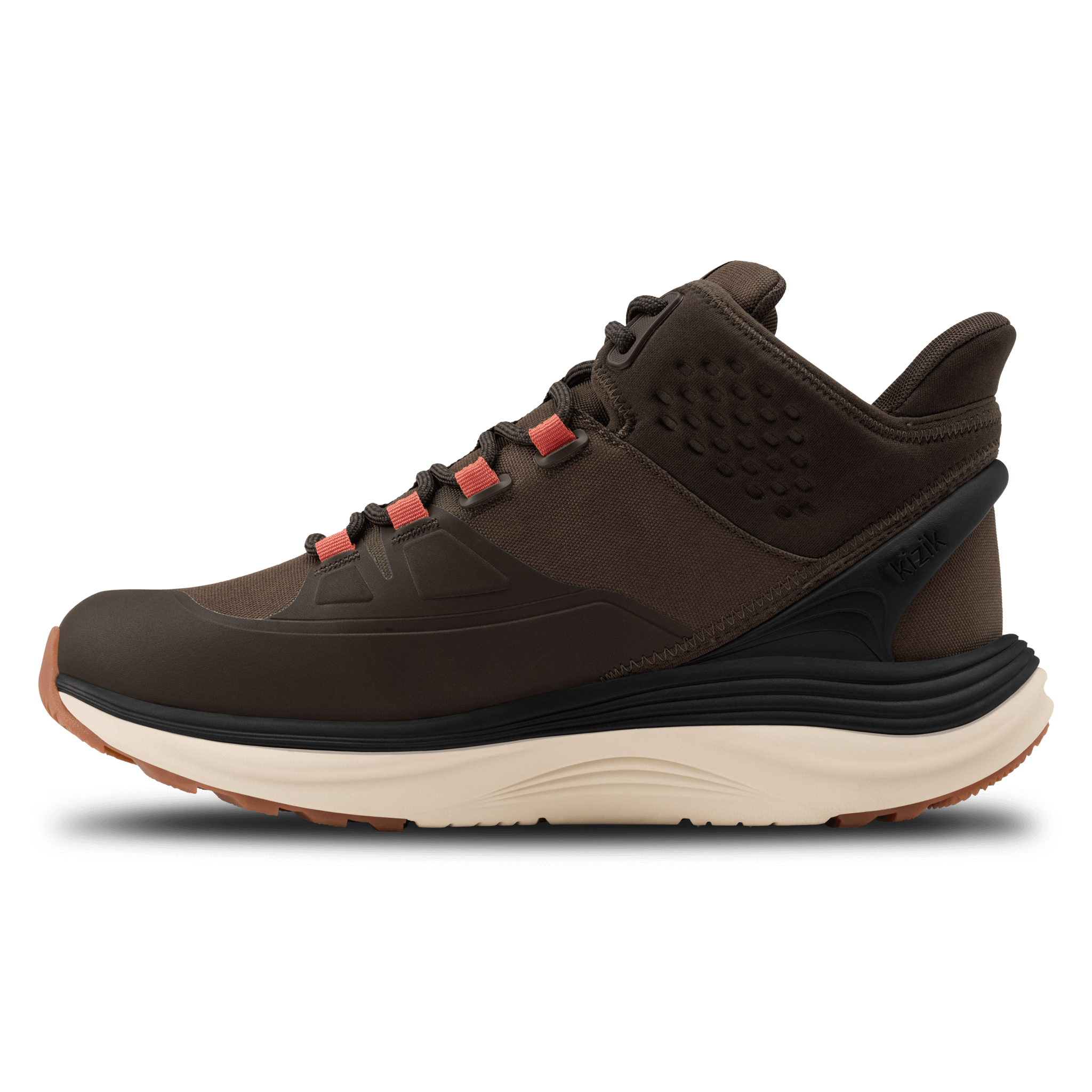 Chaussures d'homme London AT Mid imperméables - Gris taupe/blanc cassé