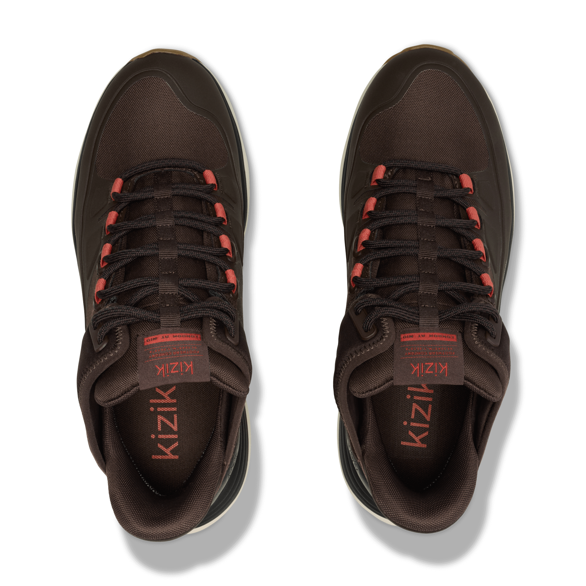 Chaussures d'homme London AT Mid imperméables - Gris taupe/blanc cassé