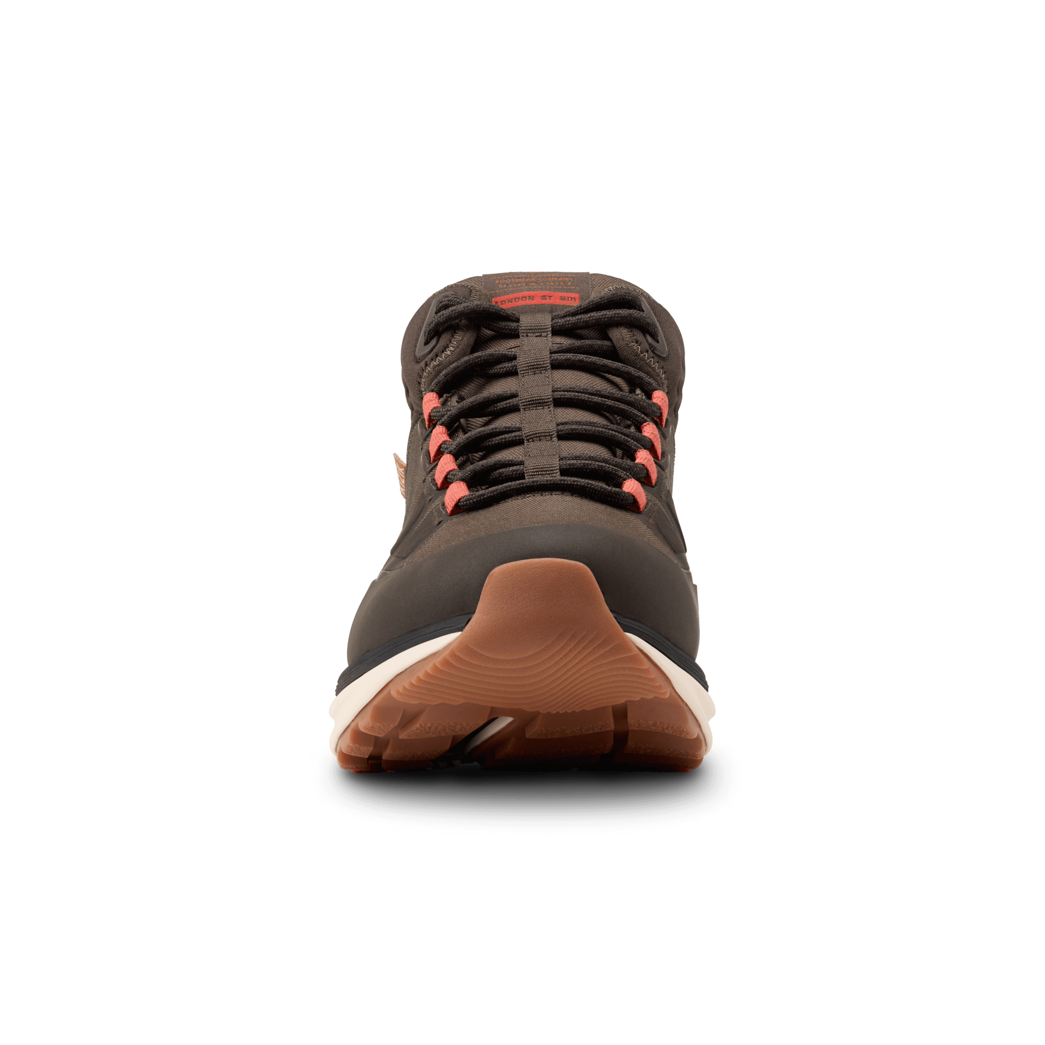 Chaussures d'homme London AT Mid imperméables - Gris taupe/blanc cassé