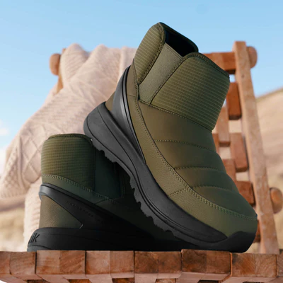 Juno 2 Low pour homme - Vert olive foncé/noir