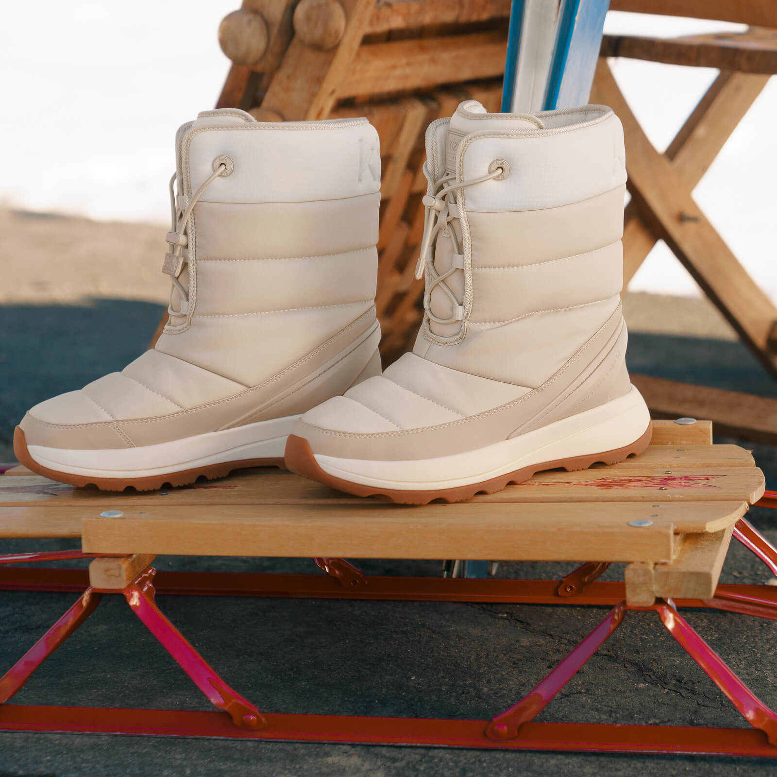 Women's Juno  2 High Boot - Oatmeal/Pristine